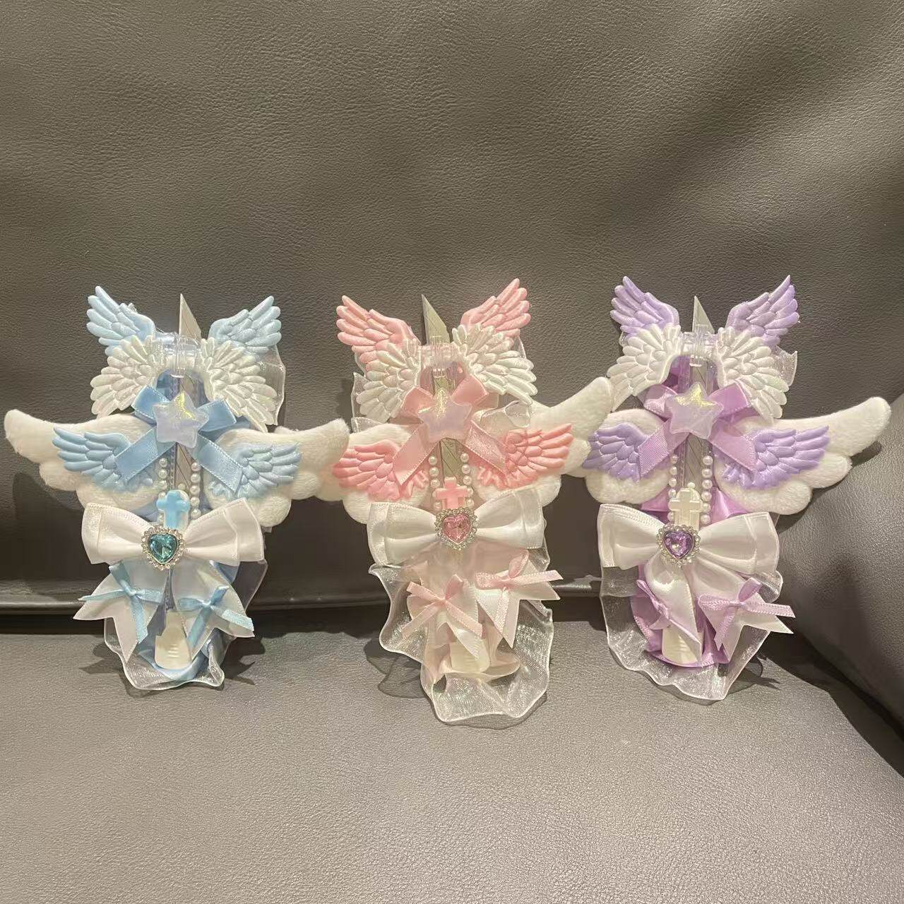 包邮梦幻马卡龙色系原创高颜值diy手作美工刀女神拆箱刀手工刀
