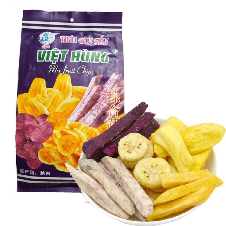 进口零食越南特产越鸿综合蔬果干250g*2袋办公室休闲小吃食品