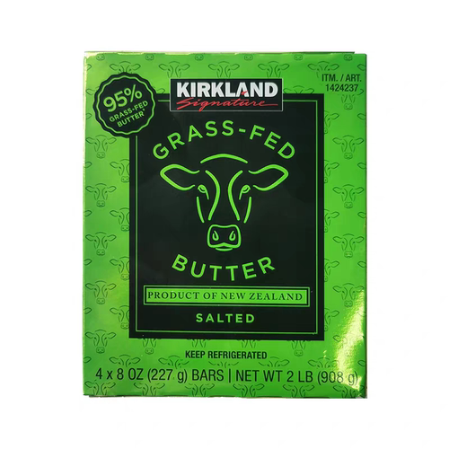 开市客代购 冷藏品 柯克兰加盐黄油新西兰进口95%草饲黄油