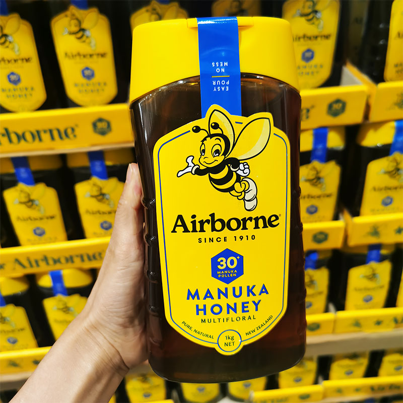 开市客代购 新西兰进口麦卢卡多花种蜂蜜 1kg 奶茶甜点谷物蜂蜜