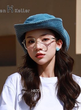 海伦凯勒王一博同款可配近视眼镜片镜框女眼镜架男潮显脸小H87019