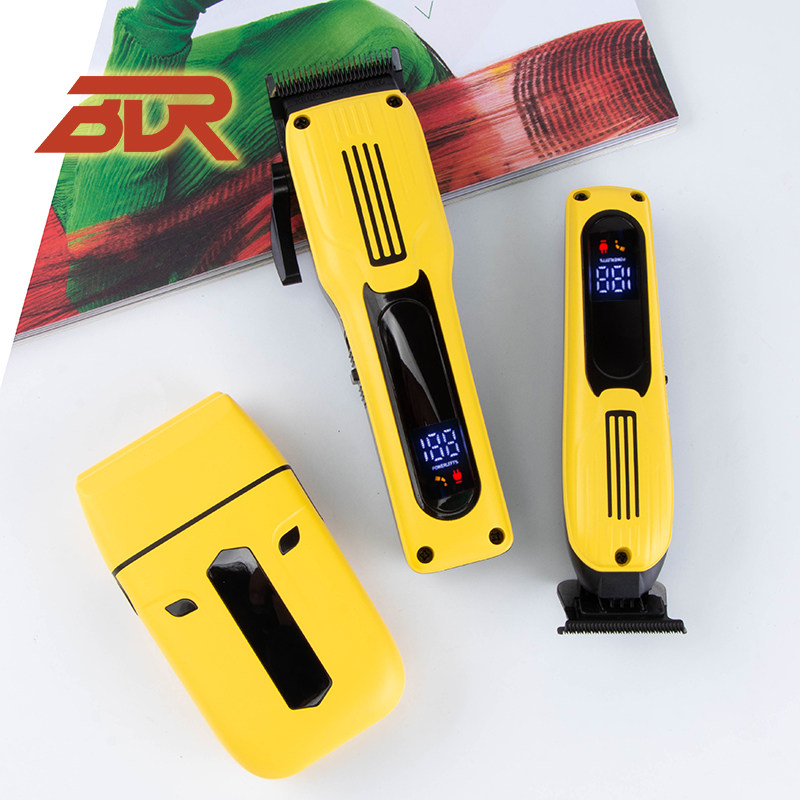 BDR电动剃头刀剪发推子油头理发器电推剪专业发廊专用雕刻增白器