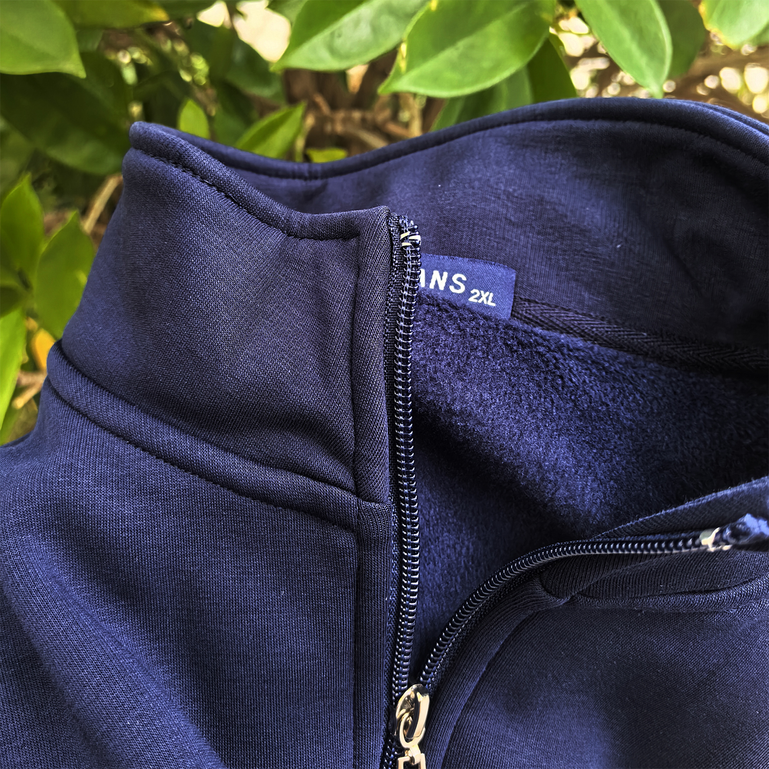 【特大码】男士加绒立领卫衣宽松版型加肥加大冬季保暖加厚上衣男