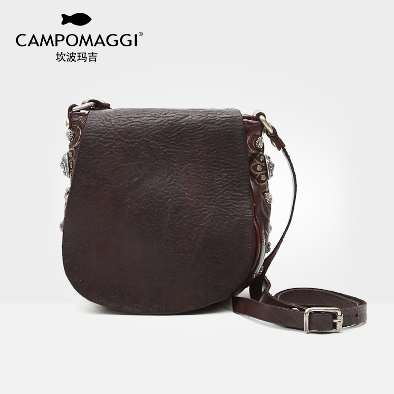 Campomaggi¿²²¨Â꼪 Òâ´óÀû¸´¹Å ʱÉÐÊÖ¹¤Å£Æ¤Ë«²àö¤×°ÊÎб¿æ°ü