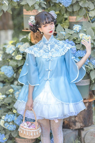 少女品牌可爱国风lolita连衣裙