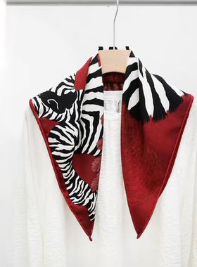 【天马座】野性与柔美编织 70%绵羊毛30%桑蚕丝 艺术感中方巾62cm