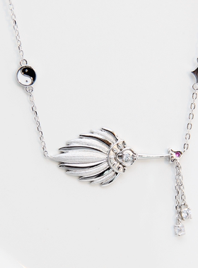 国潮系列项链《羽扇·观星》