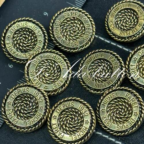 v097-21mm旧时期欧洲复古钮扣 永远繁华的时尚
