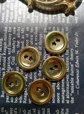 现货台湾进口雾金高订钮扣手作 衬衫大衣裤子裙 21mm/一颗