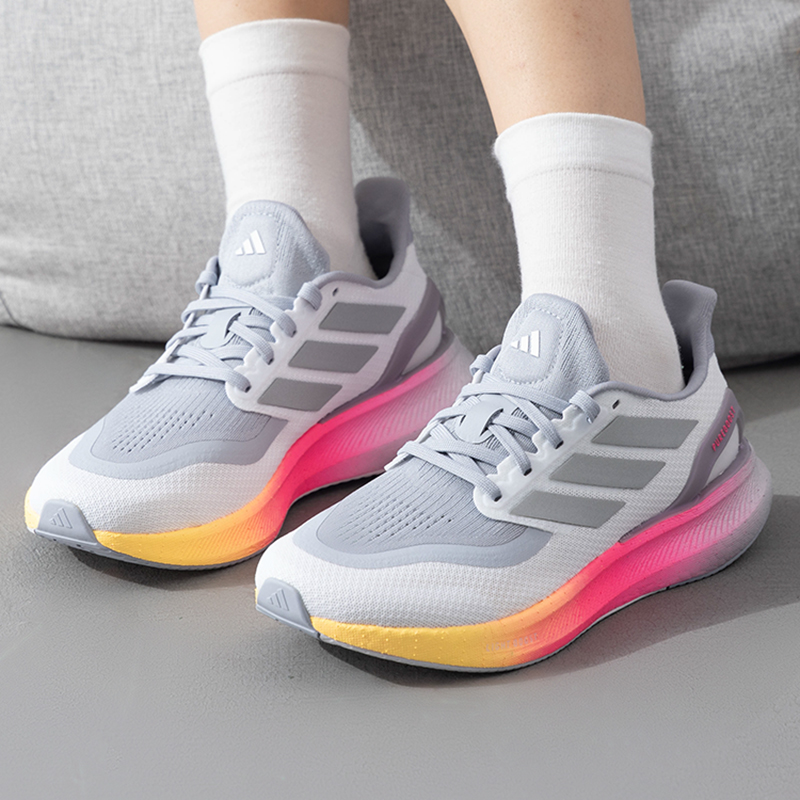 Adidas阿迪达斯跑步鞋男鞋2025春季新款PUREBOOST 5运动鞋IE8463