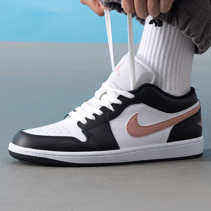 Jordan耐克乔丹AJ1板鞋男2025夏季新品运动鞋低帮缓震轻便553558