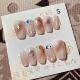 短梯S号 D1182 穿戴甲美甲光疗甲指甲片新娘甲假指甲贴片