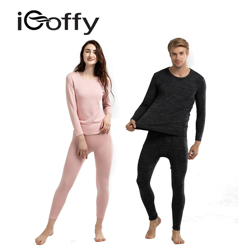 申大欧菲优纺电视购物爆款男女莫代尔段彩德绒磨毛发热保暖内衣套