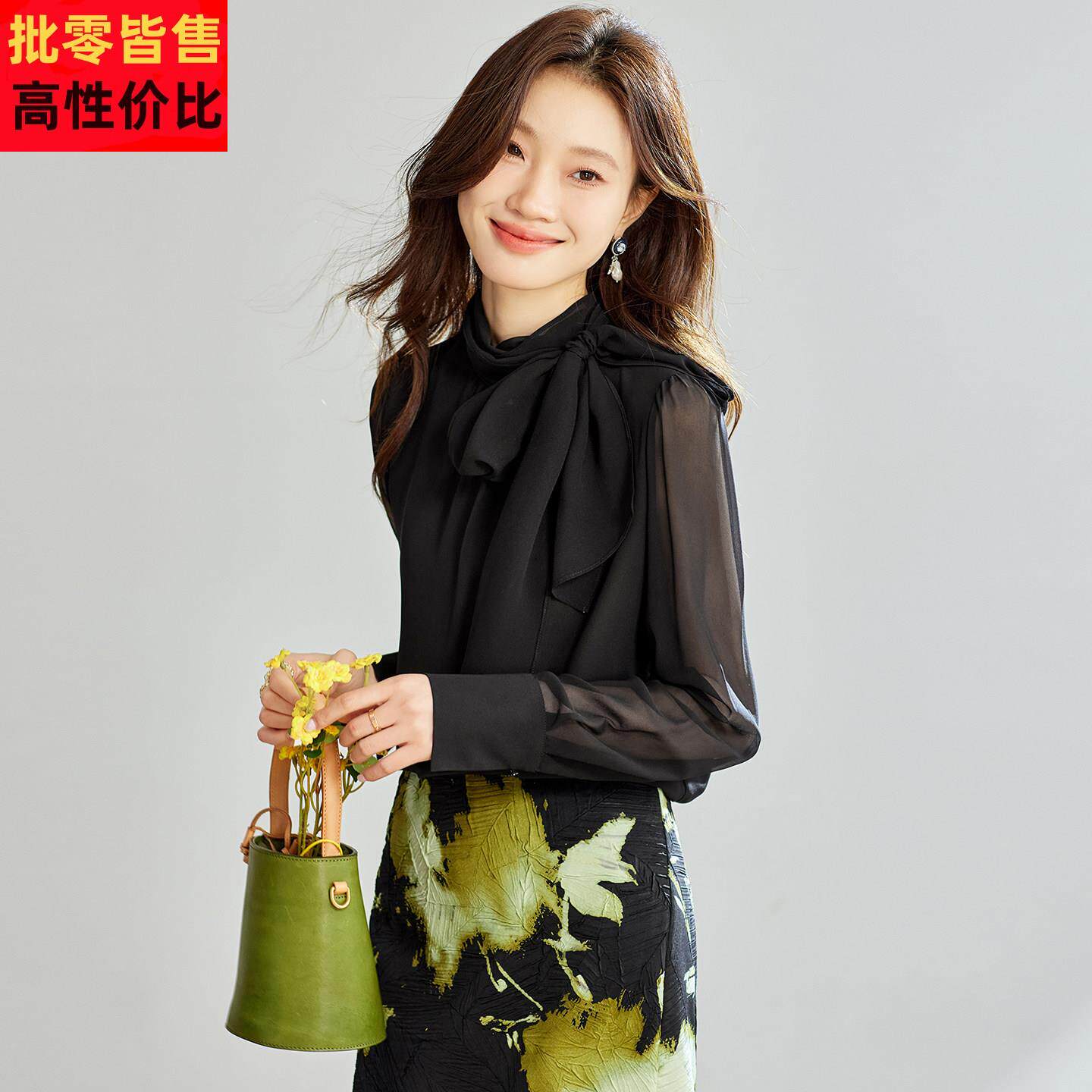 衬衫女款春装2026年新款爆款韩系漂亮设计感衬衣法式小资别致上衣