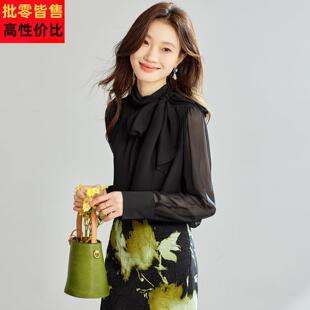 衬衫女款春装2026年新款爆款韩系漂亮设计感衬衣法式小资别致上衣