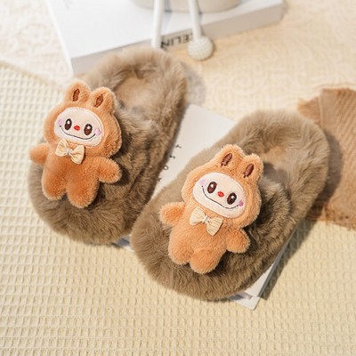 2025秋冬新款儿童卡通拉布布拖鞋