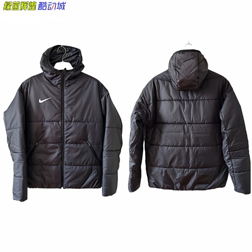 FD7703耐克NIKE中超足球训练比赛球员版加厚棉袄棉衣连帽夹克