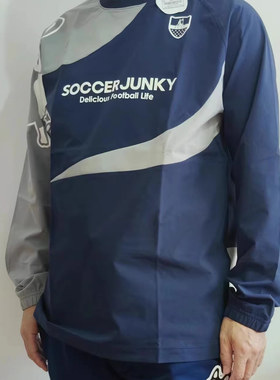 SJ23561正品运动潮牌足球狗soccerjunky月光长袖套头衫梭织训练服