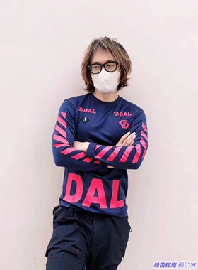 CP24651潮牌soccer junky足球狗圆领运动速干T恤长袖训练服上衣