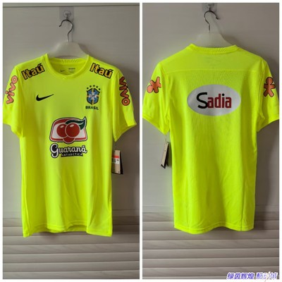 BV6709正品耐克NIKE巴西队足球训练比赛服DIY短袖速干透气T恤
