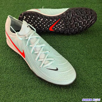 FJ2583-300人工草NIKE耐克TF碎钉次顶缓震Phantom GX2暗煞足球鞋