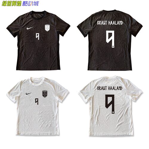 IR8428耐克NIKE高端定制DIY挪威国家队ADV短袖球衣客场足球比赛服