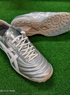 1113A032亚瑟士Asics正品C3袋鼠皮加宽人工草地碎钉TF低帮足球鞋