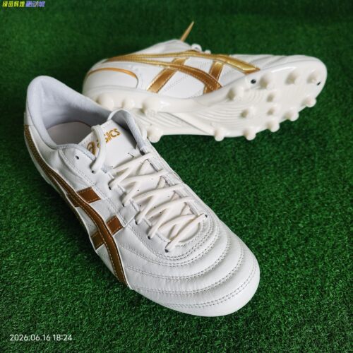 1103A121爱世克斯正品Asics亚瑟士C3袋鼠皮人工草AG加宽脚足球鞋