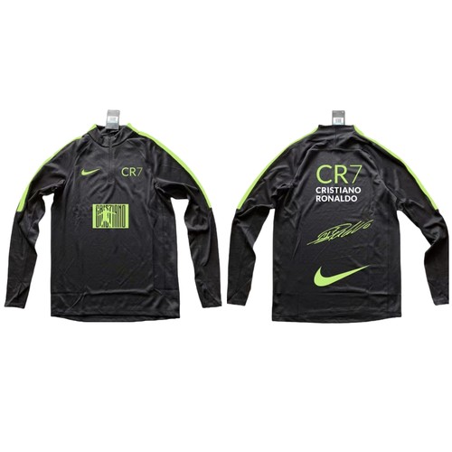 807064正品耐克NIKE足球训练服DIY C罗 CR7纪念长袖T恤半拉链卫衣