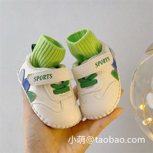 12个月一岁男宝宝鞋 女透气防滑学步鞋 软底 婴儿鞋 秋季 子春秋3