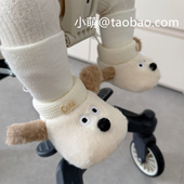 9个月婴儿护脚套步前棉鞋 1岁男女宝宝卡通可爱软底鞋 袜冬季