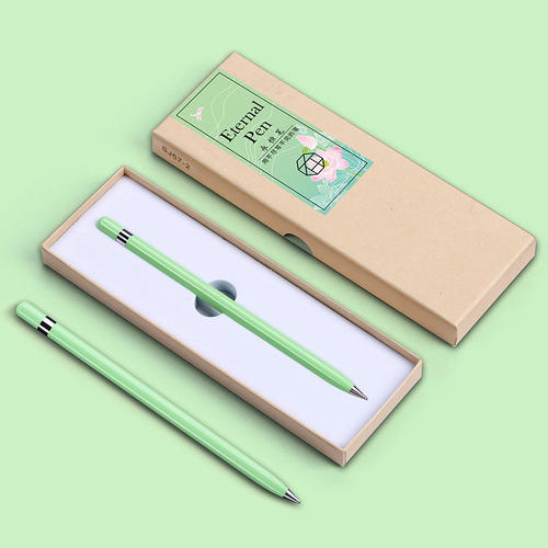 永恒笔写不完的笔金属笔不用墨水无墨儿童学生练字签字笔礼品礼盒