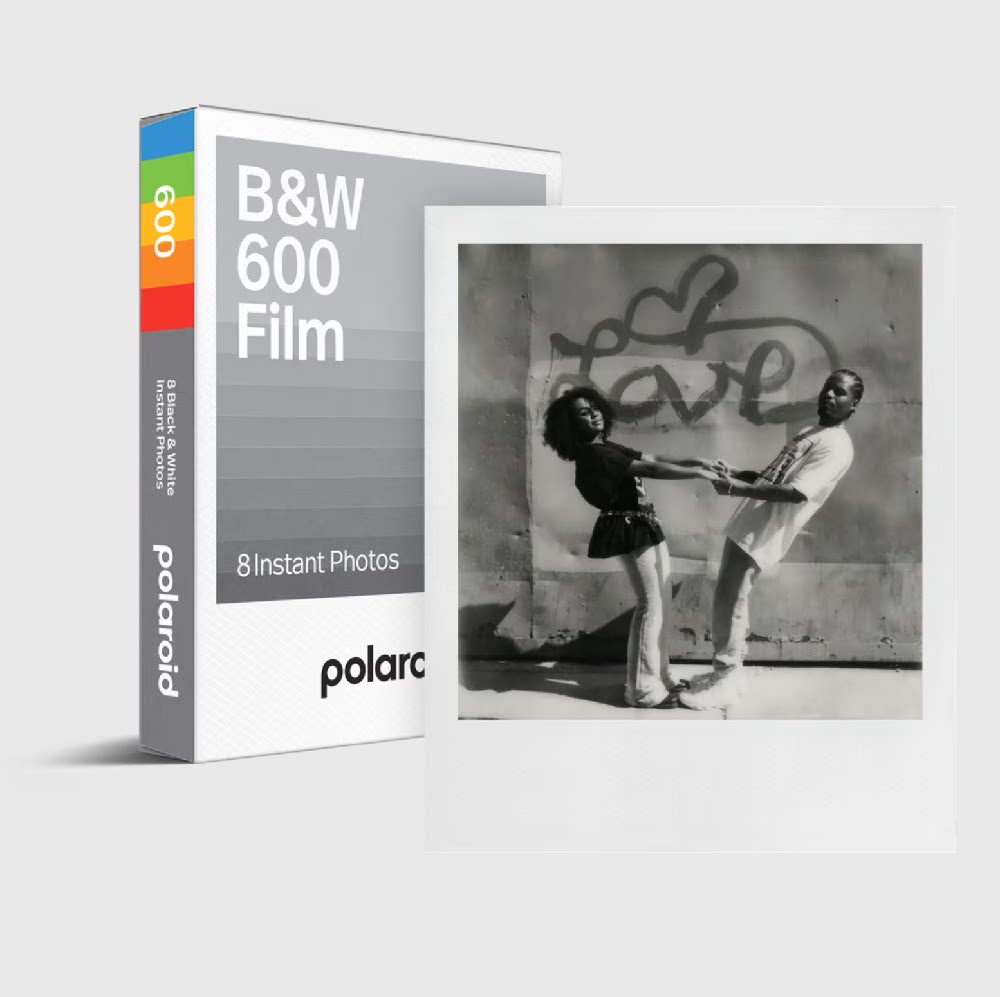 【国行】宝丽来600白框黑白相纸即刻成像26年新鲜日期限量现货图片