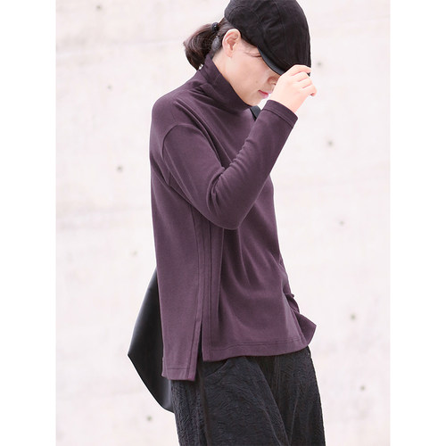 秋冬德绒衫女宽松高领设计款超柔