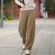 香蕉裤 2026初春阔腿裤 萝卜裤 休闲长裤 女 女美拉德色系显瘦镰刀裤