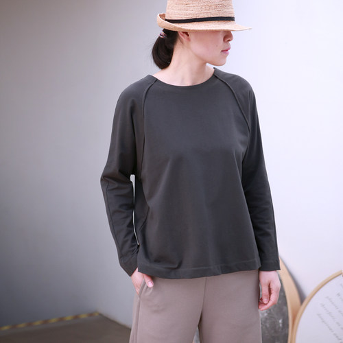 2026春新疆棉薄款长袖女款T恤