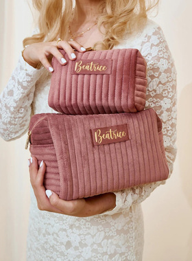 Custom MakeupBag定制化妆包婚礼伴娘伴手礼母亲节情人节女士礼物