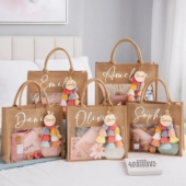 Personalized Bridesmaid Gift定制伴娘礼品袋沙滩包单身派对礼物