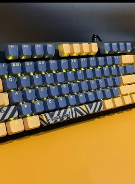 双飞燕网吧F200Q机械键盘光轴电竞游戏插拔轴键盘台式电脑专用