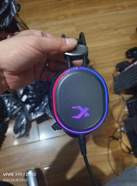西伯利亚XRGB耳机单USB接口游戏有线7.1声道听音辩位好声音头戴式