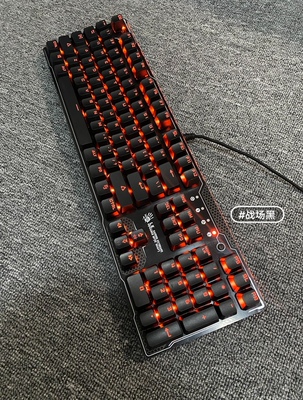 正品双飞燕F200QLK光轴主播网咖电竞游戏专用机械键盘cf电脑专用