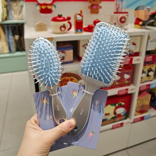 米乐家 oce精灵村庄便携气垫梳头皮按摩气囊梳女生宿舍梳子带镜子