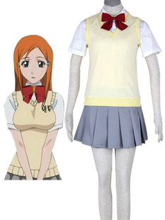 死神井上织姬空座高中女子夏装校服动漫Cosplay女装