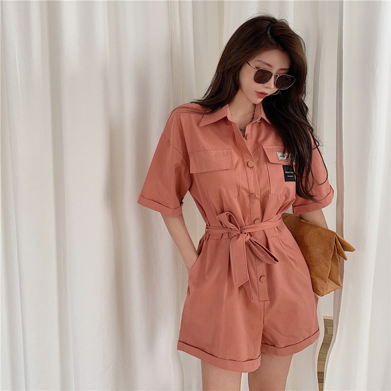 Real shot real price - Korean version of women's frock one-piece suit