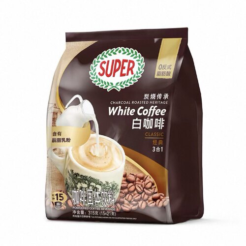 新日期马来西亚进口白咖啡600g