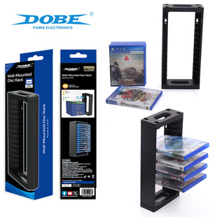 PS5游戏光盘单层墙式收纳碟架PS4通用墙壁式挂架游戏碟片收纳架