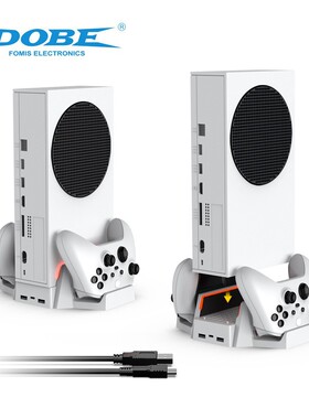 XboxSeriesS主机散热底座XSS手柄座充带电池包XSS主机底座支架
