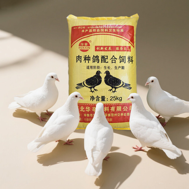 华辛鸽饲料鸽粮鸽子食料鸽子专用粮颗粒鸽子饲料营养全面补钙亮羽