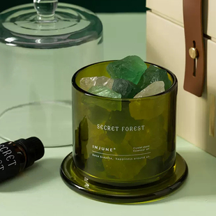 INJUNE扩香石晶石香薰精油室内持久香氛无火摆件生日情人节伴手礼