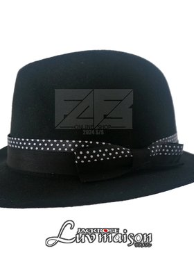 Luv Maison ラブメゾン / JACKROSE 波点蝴蝶结 纯羊毛礼帽  Wool